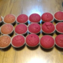 red velvet cupcakes gradient ^^