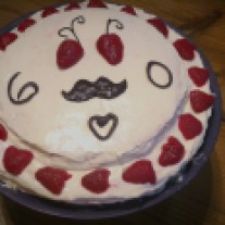 strawberry sponge cake for my dad's bday!